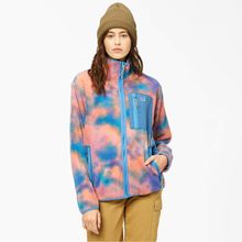 Polerón A/Div Switchback Tie Dyed Zip Up para Mujer