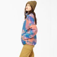 Polerón A/Div Switchback Tie Dyed Zip Up para Mujer