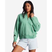 Polera Lazy Mornings Half Zip para Mujer