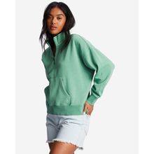 Polera Lazy Mornings Half Zip para Mujer