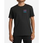 Polo-Para-Hombre-Manga-Corta-Crayon-Wave-Negro-Billabong