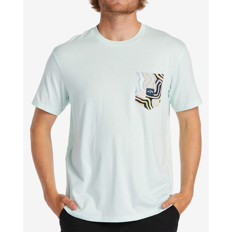 Polo-Para-Hombre-Manga-Corta-Team-Pocket-Ii-Verde-Billabong