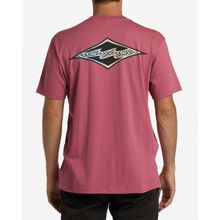 Polo Para Hombre Manga Corta Crayon Wave Rosado Billabong