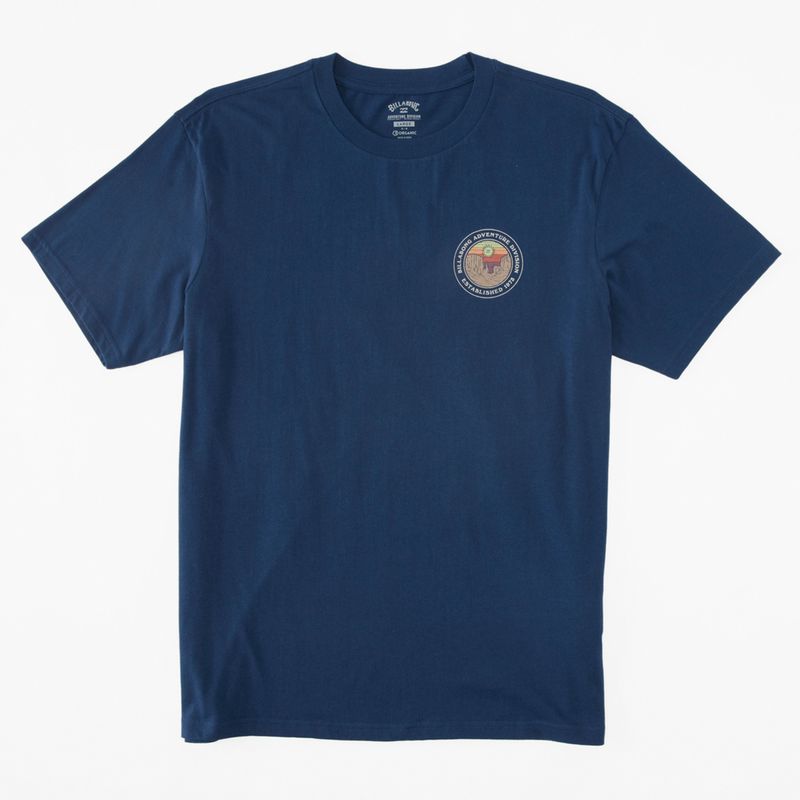 Polo Para Hombre Manga Corta Rockie Azul Billabong