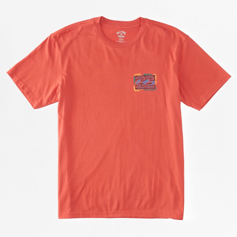 Polo-Para-Hombre-Manga-Corta-Crayon-Wave-Ii-Coral-Billabong