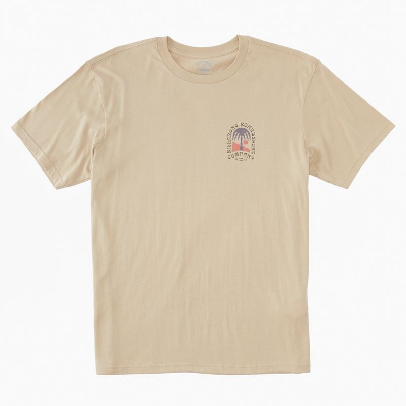 Polo-Para-Hombre-Manga-Corta-Passage-Beige-Billabong