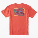 Polo-Para-Hombre-Manga-Corta-Crayon-Wave-Ii-Coral-Billabong