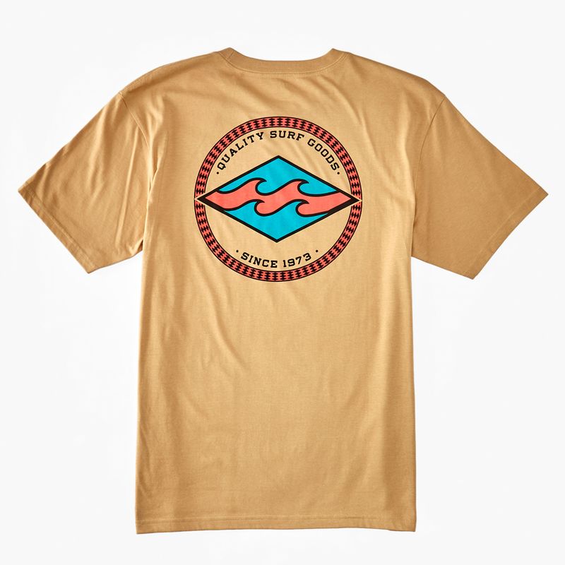 Polo-Para-Hombre-Manga-Corta-Rotor-Diamond-Ii-Mostaza-Billabong