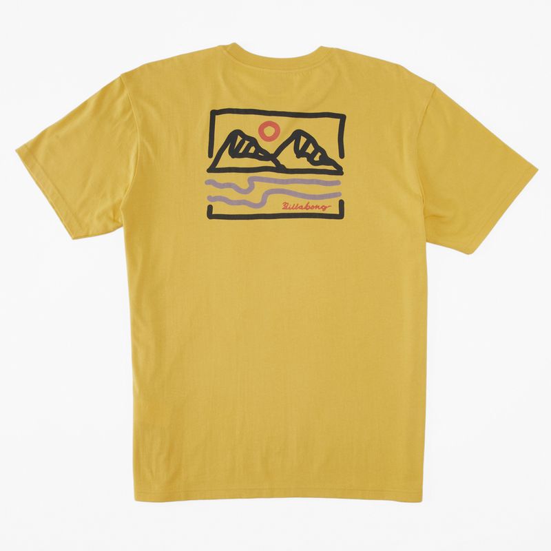 Polo-Para-Hombre-Manga-Corta-Scope-Amarillo-Billabong