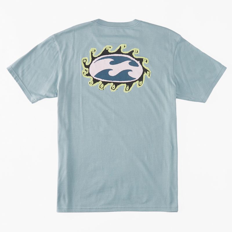 Polo-Para-Hombre-Manga-Corta-Crayon-Wave-Ii-Azul-Billabong