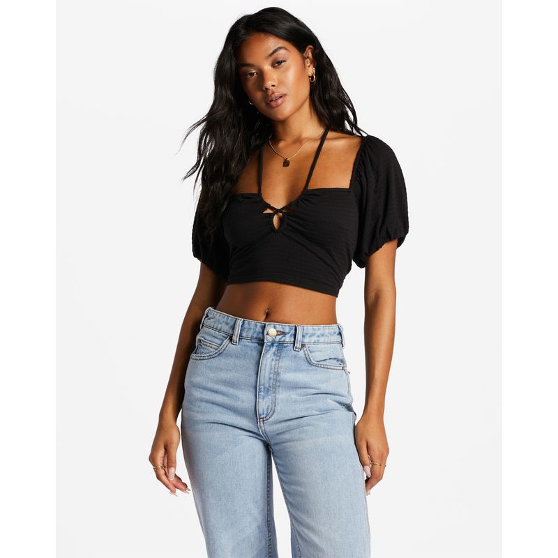 Blusa-Para-Mujer--Love-Again-Negro-Billabong