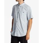 Camisa-Para-Hombre-Manga-Corta-All-Day-Jacquard-Celeste-Billabong