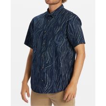 Camisa Para Hombre Manga Corta Sundays Mini Azul Billabong