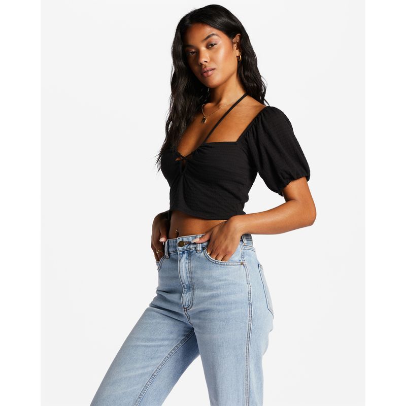 Blusa-Para-Mujer--Love-Again-Negro-Billabong