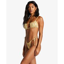 Bikini Bottom Para Mujer  Southern Floral Ruched  Hike Multicolor Billabong