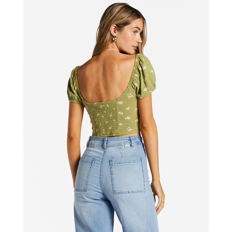 Blusa-Para-Mujer--Sweet-Memory-Verde-Billabong
