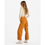 Pantalon-Para-Mujer--Wall-To-Wall-Naranja-Billabong