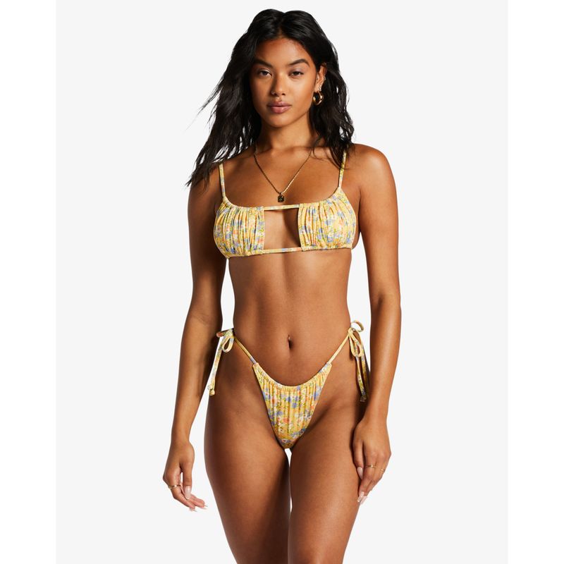 Bikini-Bottom-Para-Mujer--Southern-Floral-Ruched--Hike-Multicolor-Billabong