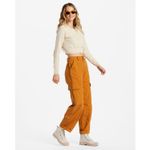 Pantalon-Para-Mujer--Wall-To-Wall-Naranja-Billabong