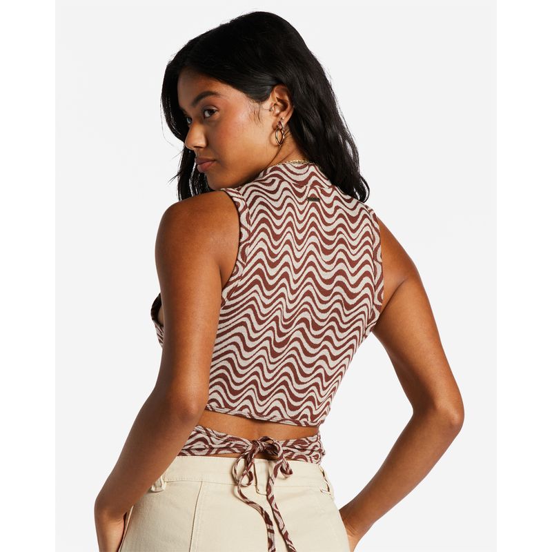 Blusa-Para-Mujer--Wavey-Babe-Marron-Billabong