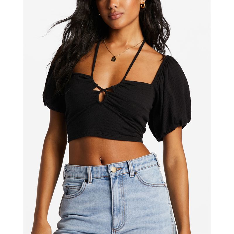 Blusa-Para-Mujer--Love-Again-Negro-Billabong