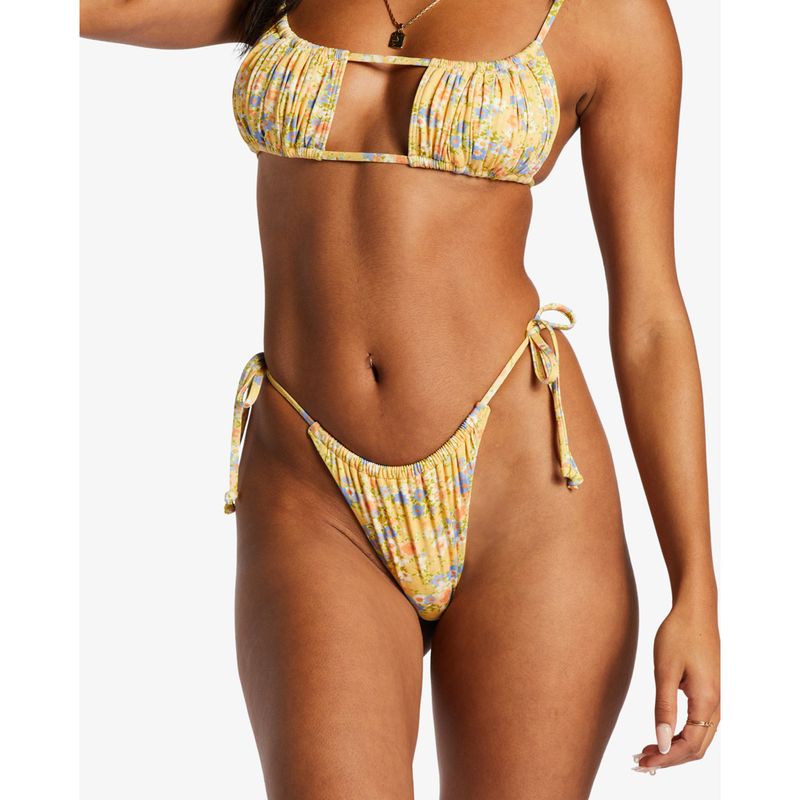 Bikini-Bottom-Para-Mujer--Southern-Floral-Ruched--Hike-Multicolor-Billabong