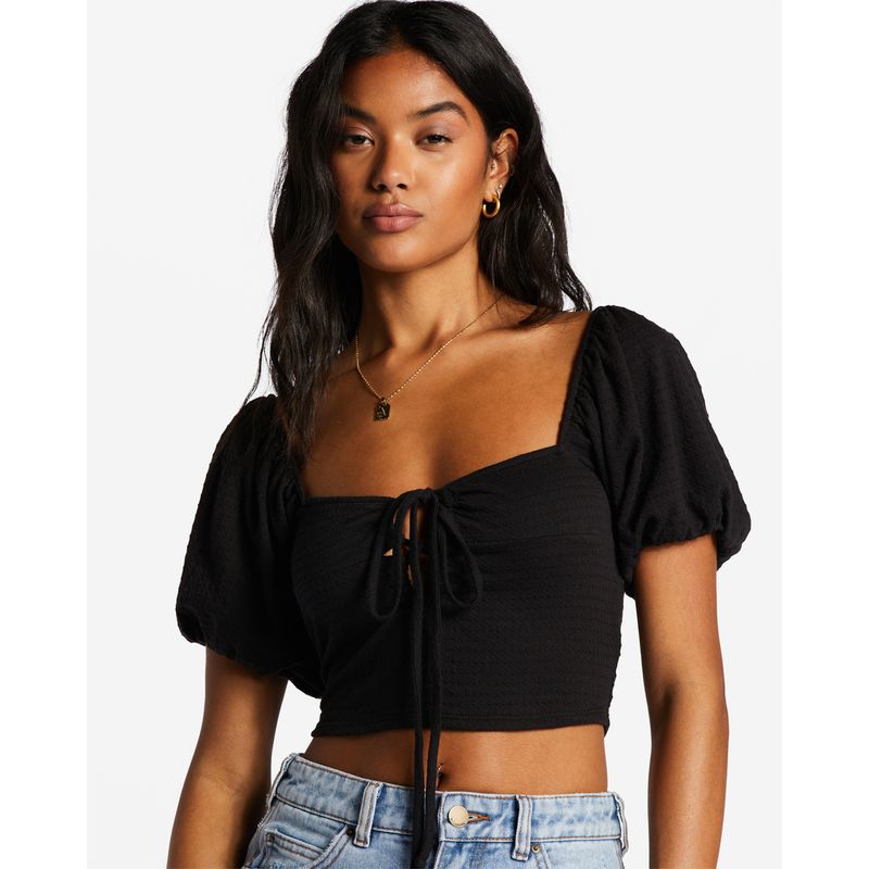 Blusa-Para-Mujer--Love-Again-Negro-Billabong