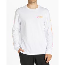 Polo Para Hombre Manga Larga Snaking Arches Blanco Billabong