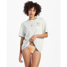 Polo Para Mujer Manga Corta Hello Sun Verde Billabong