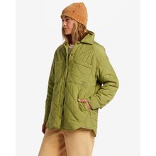 Casaca Para Mujer A/Div Transport Shacket Verde Billabong