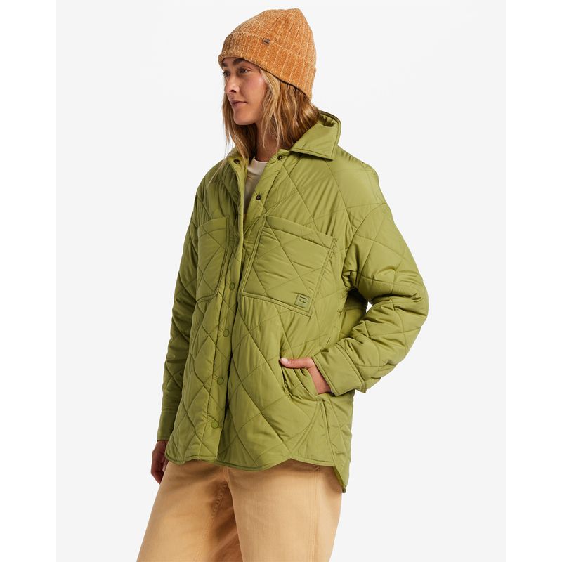 Casaca-Para-Mujer-A-Div-Transport-Shacket-Verde-Billabong