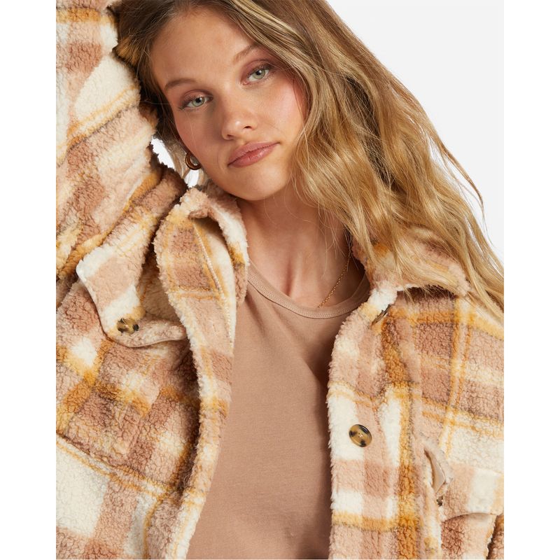 Casaca-Para-Mujer--Fairbanks-Fleece-Beige-Billabong