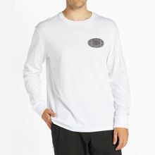 Polo Para Hombre Manga Larga Crayon Wave Blanco Billabong