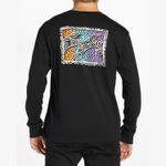 Polo-Para-Hombre-Manga-Larga-Crayon-Wave-Negro-Billabong