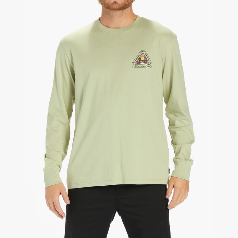 Polo-Para-Hombre-Manga-Larga-Rockies-Verde-Billabong