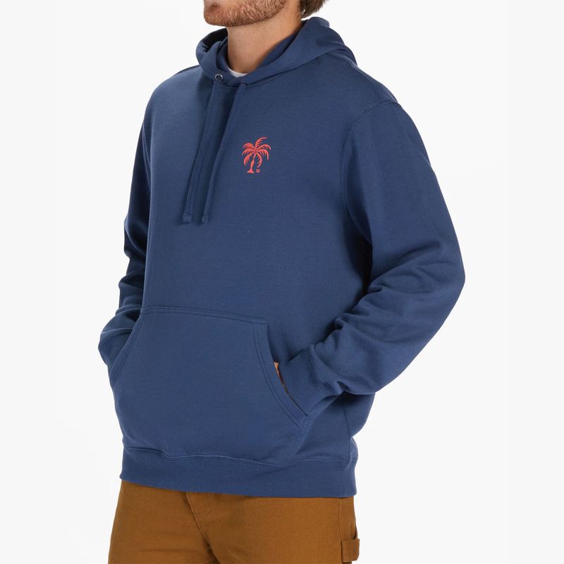 Polera-Para-Hombre-Hoodie-Short-Sands-Azul-Billabong