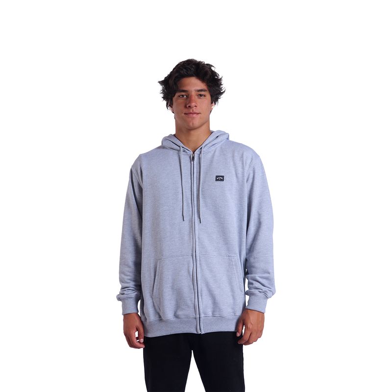 Polera-Para-Hombre-Hoodie-Con-Cierre-Classic-Gris-Billabong