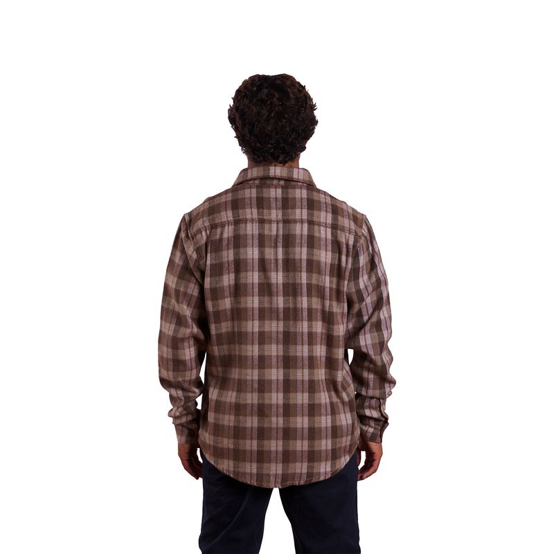 Camisa-Para-Hombre--Coastline-Marron-Billabong