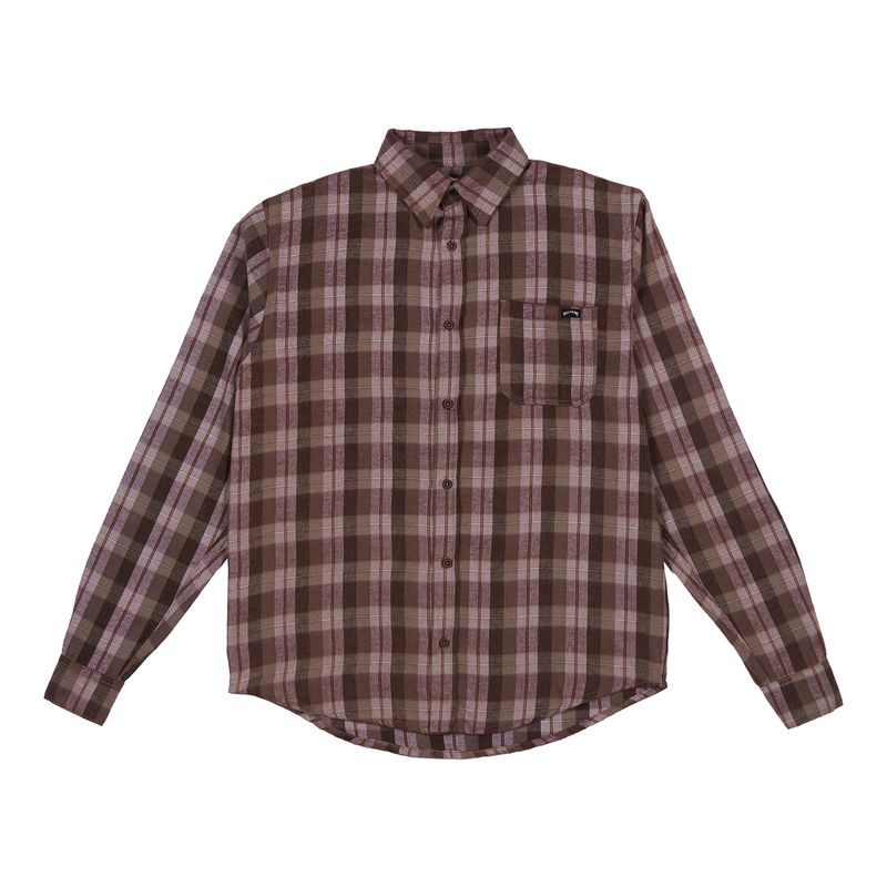 Camisa-Para-Hombre--Coastline-Marron-Billabong