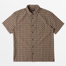 Camisa Para Hombre Manca Corta Mogul Marrón Billabong