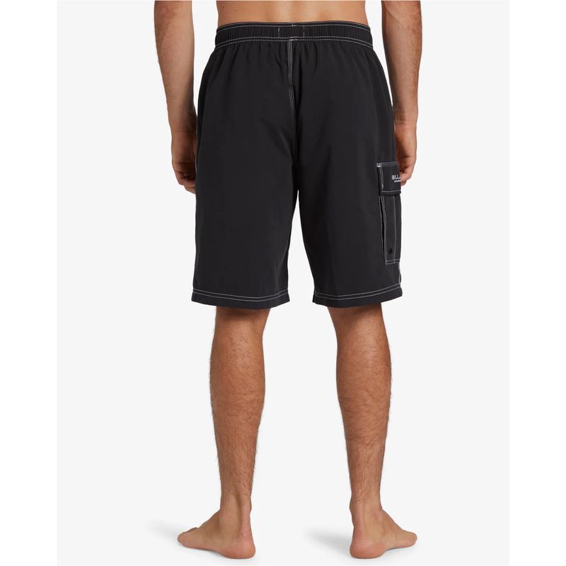 Ropa-De-Baño-Para-Hombre--Throw-On-Negro-Billabong