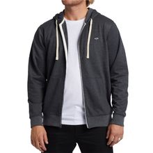 Poleron Para Hombre  All Day Zip Negro Billabong