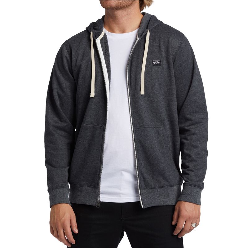 Poleron-Para-Hombre--All-Day-Zip-Negro-Billabong