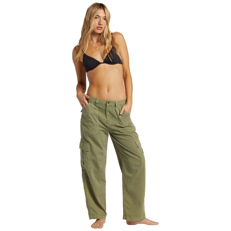 Pantalon-Para-Mujer--Walk-Along-Verde-Billabong