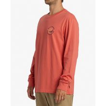 Polo Para Hombre Manga Larga Rockies Rojo Billabong