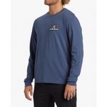 Polo-Para-Hombre-Manga-Larga-Range-Azul-Billabong