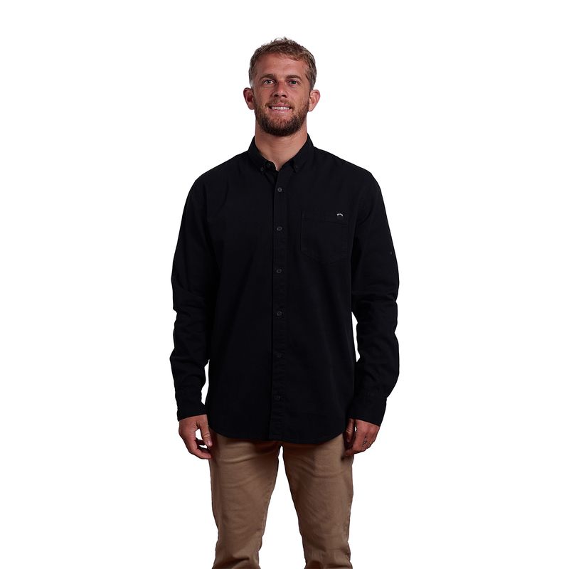 Camisa-Para-Hombre--Drill-Negro-Billabong