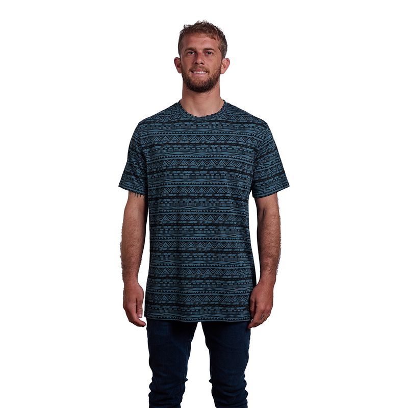 Polo-Para-Hombre--Print-Slleeves-Gris-Billabong