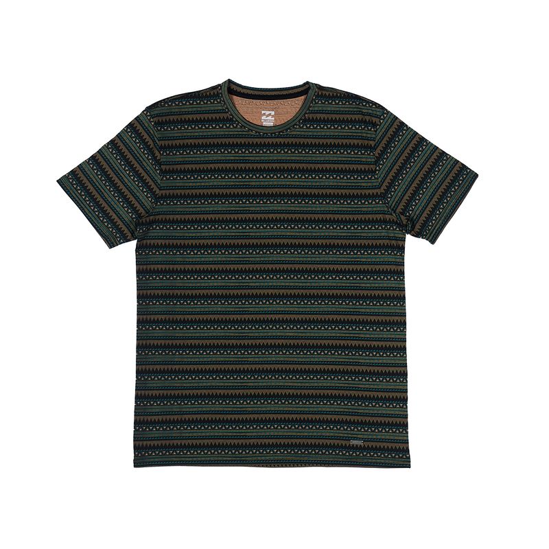 Polo-Para-Hombre--Print-Slleeves-Negro-Billabong