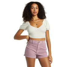 Short Para Mujer  Free Fall Cord Morado Billabong